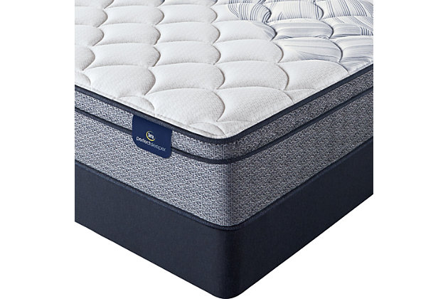 The Serta Perfect Sleeper Foundation provides the perfect support for your mattress and is designed to deliver durability and long-lasting comfort. This foundation gives you long-lasting support for your mattress and helps isolate the effects of your partner’s movement. This Serta Perfect Sleeper Foundation meets or exceeds State and Federal Fire Retardancy Standards when used either by itself or with an approved Serta® mattress.King foundation consists of 2 twin XL foundations | Made of wood and metal with fabric cover | Designed to be supported by platform frames or traditional bases with center support that extends to the floor for queen or king sizes | Meets or exceeds State and Federal Fire Retardancy Standards | Designed and assembled in the USA | No assembly is required; the foundation will arrive in two pieces and be ready to use