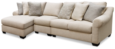 Carnaby 3-Piece Sectional with Chaise, Linen, large