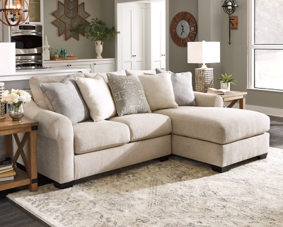 Carnaby 2-Piece Sectional with Chaise, Linen, large