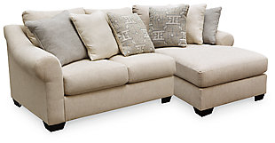 Carnaby 2-Piece Sectional with Chaise, Linen, large