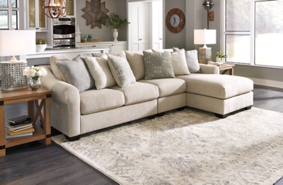 Carnaby 3-Piece Sectional, Linen, large