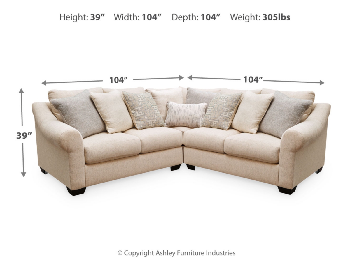 Carnaby 3 Piece Sectional