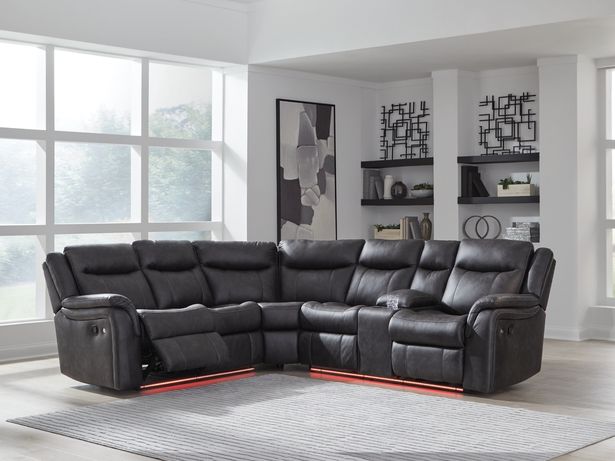 Perarrygin 2-Piece Manual Reclining Sectional | Ashley