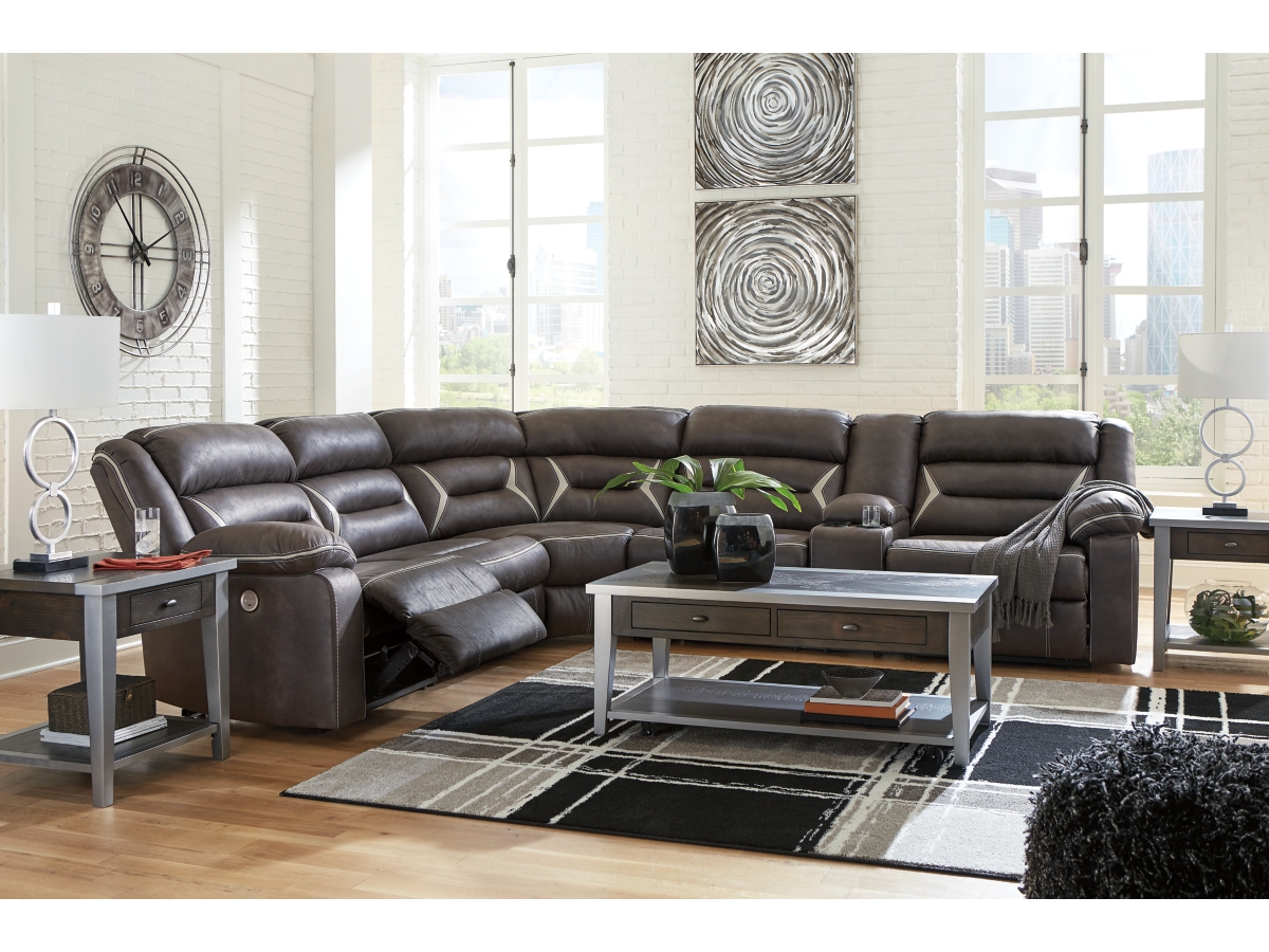 Kincord 4-Piece Sectional with Recliner | Ashley