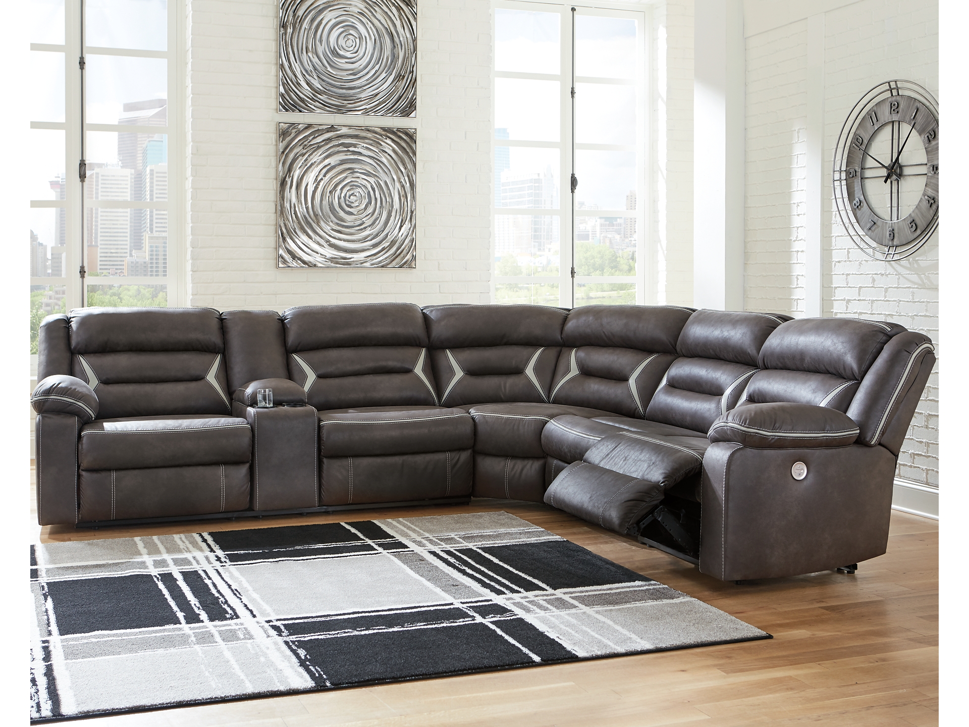 Kincord 4-Piece Power Reclining Sectional