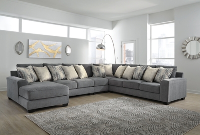 Castano 5-Piece Sectional with Chaise, Jewel, large