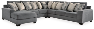 Castano 4-Piece Sectional with Chaise, Jewel, large