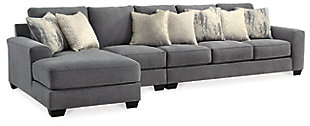Castano 3-Piece Sectional with Chaise, Jewel, large
