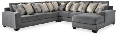 Castano 4-Piece Sectional with Chaise, Jewel, large