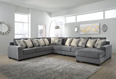 Castano 5-Piece Sectional with Chaise, Jewel, large