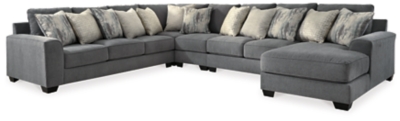 Castano 5 Piece Sectional With Chaise Ashley Furniture Homestore