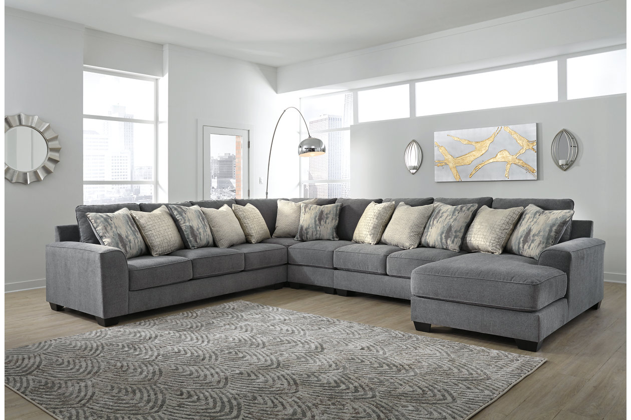 Castano 5 Piece Sectional With Chaise Ashley Furniture Homestore