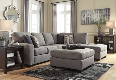 Larusi 2-Piece Sectional with Ottoman | Ashley Furniture HomeStore