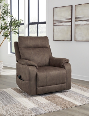 Crestmeade Power Lift Recliner, Espresso, rollover