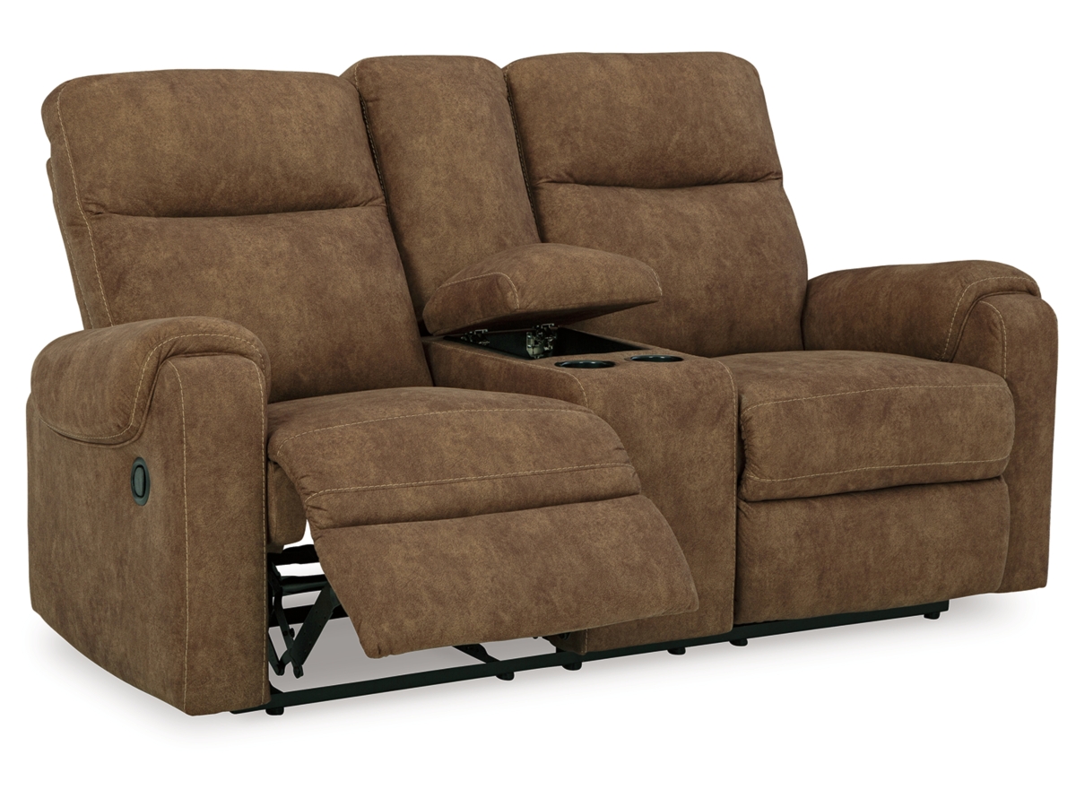 Edenwold Manual Reclining Loveseat with Console | Ashley
