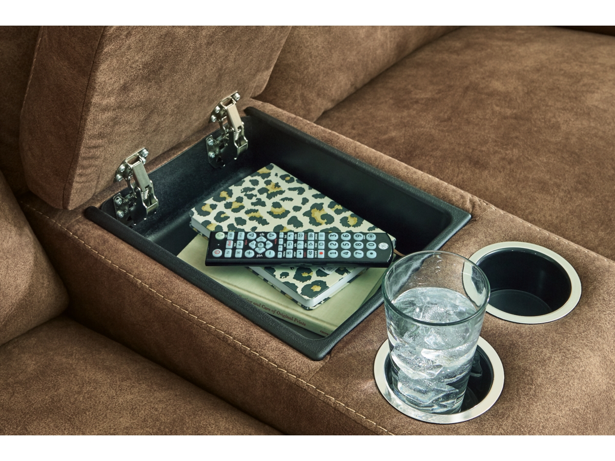 Edenwold Manual Reclining Loveseat with Console | Ashley