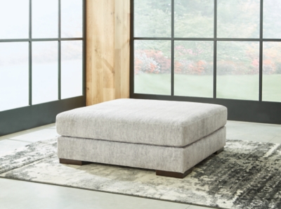 Regent Park Oversized Accent Ottoman, , rollover