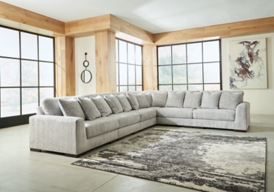 14404S7 Regent Park 6-Piece Modular Sectional, Pewter sku 14404S7