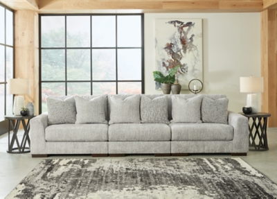 Regent Park 3-Piece Modular Sofa, Pewter