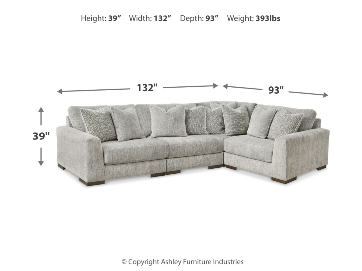 Regent Park 4 Piece Sectional