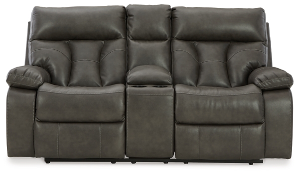 Willamen Reclining Loveseat with Console Image