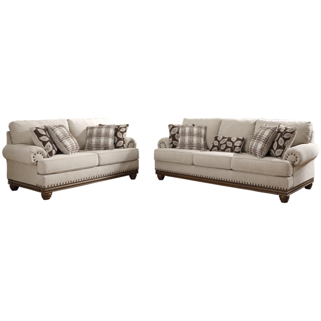 Harleson Sofa and Loveseat
