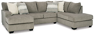Creswell 2-Piece Sectional with Chaise, Stone, large