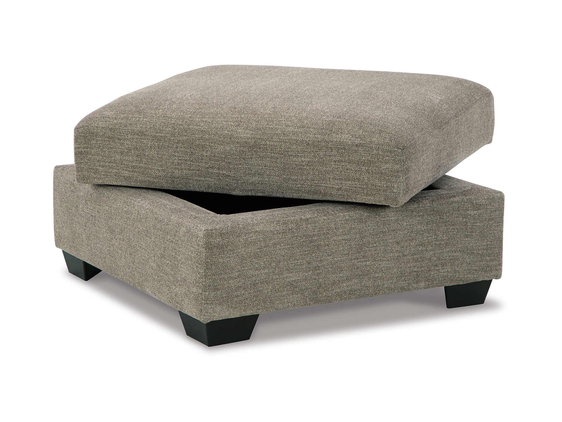 Image 4 of Creswell 2-Piece Sectional with Chaise-Oversized Swivel Accent Chair Stone 