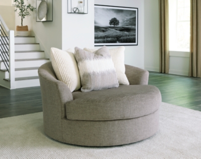 Large round discount living room chair