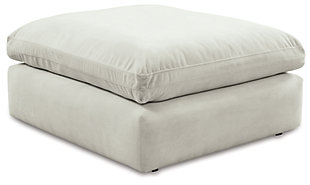 Sophie Oversized Accent Ottoman, Light Gray, large