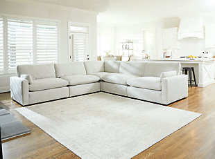 Sophie 5-Piece Sectional, Light Gray, rollover