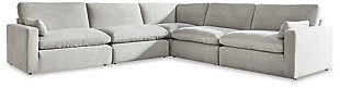Sophie 5-Piece Sectional, Gray, large