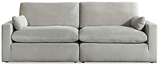 Sophie 2-Piece Sectional Loveseat, Gray, large