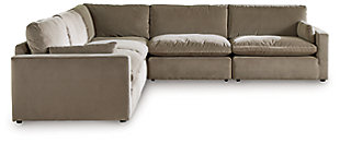 Sophie 5-Piece Sectional, Cocoa, large