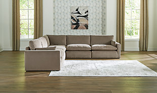 Sophie 5-Piece Sectional, Cocoa, rollover