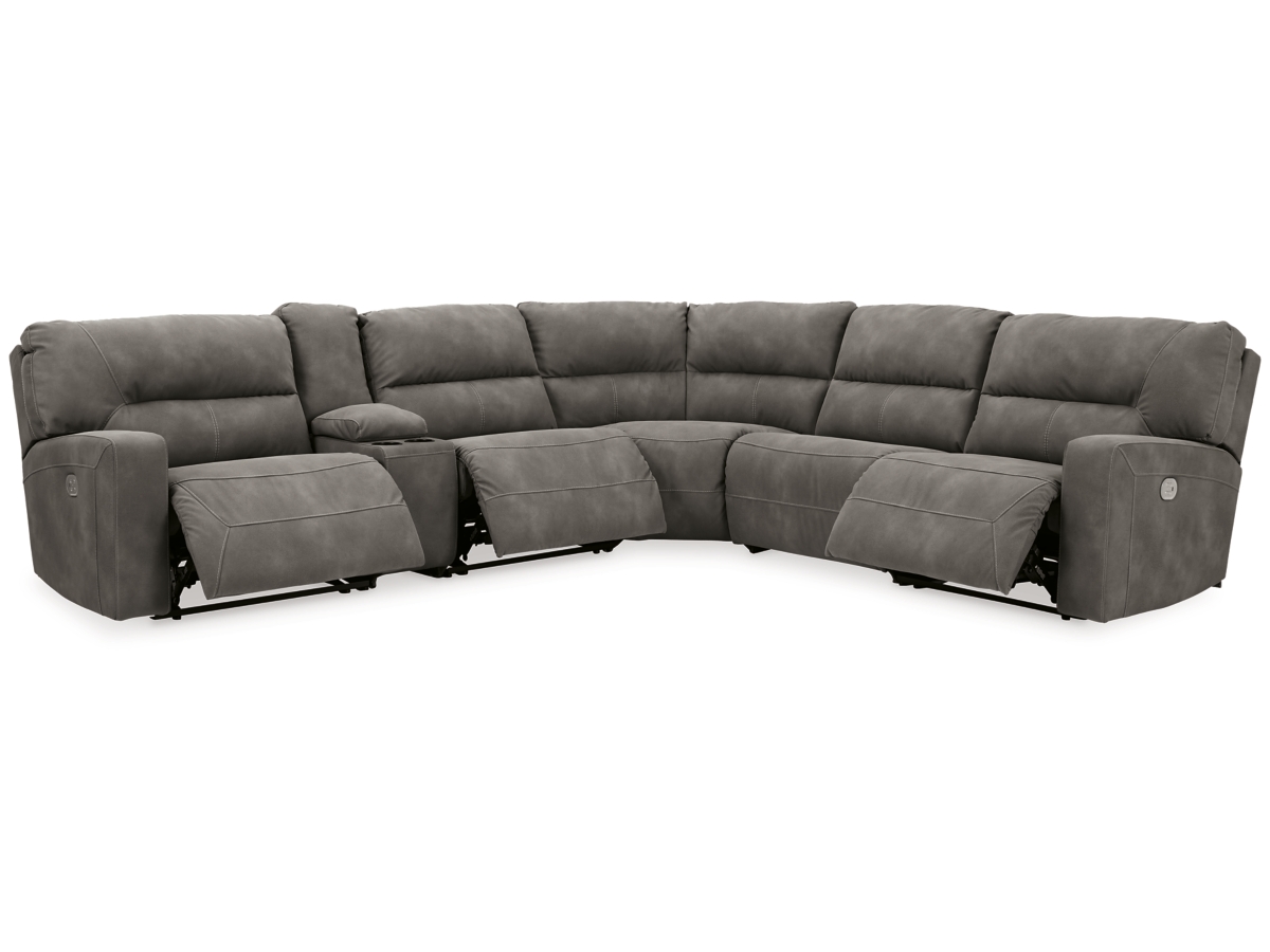Next Gen DuraPella 6 Piece Dual Power Reclining Sectional Ashley