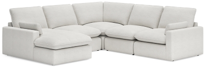 Gimma 5-Piece Modular Sectional with Chaise, Gray