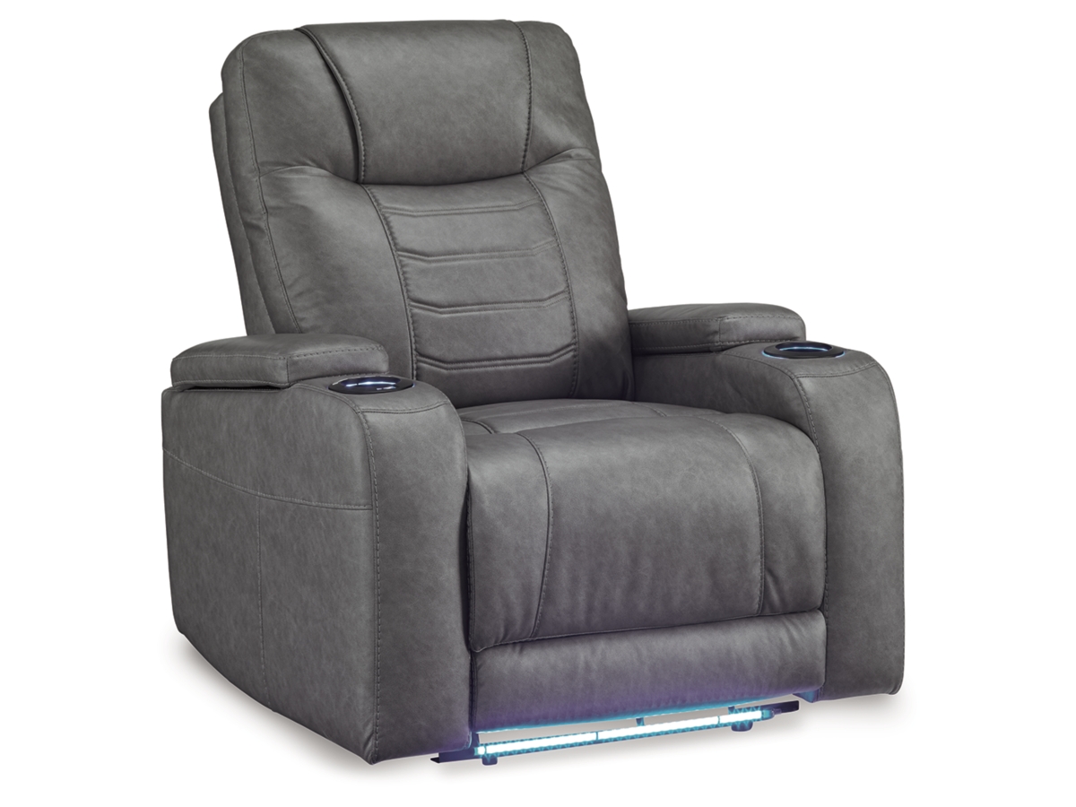 Schooner Rocks Dual Power Recliner | Ashley