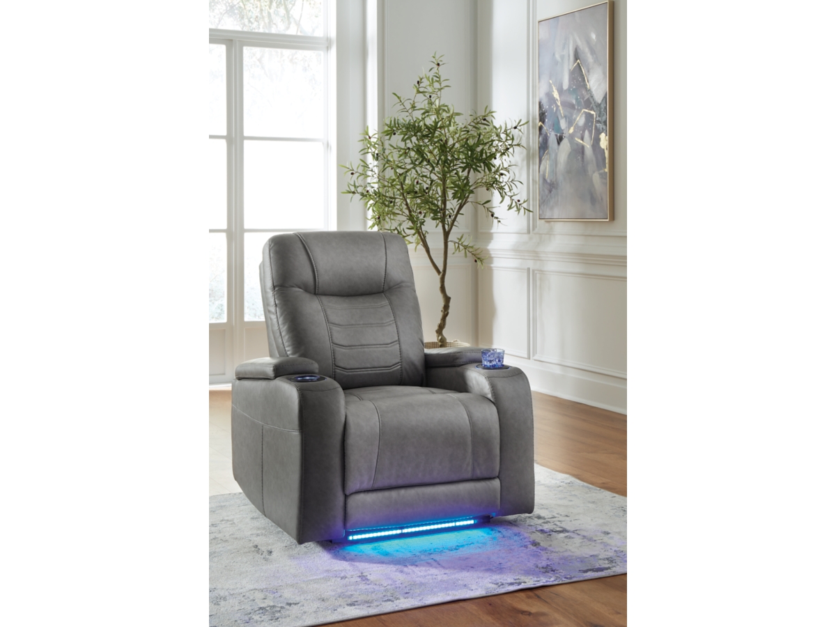 スライド('04米) Schooner Rocks Dual Power Recliner | Ashley