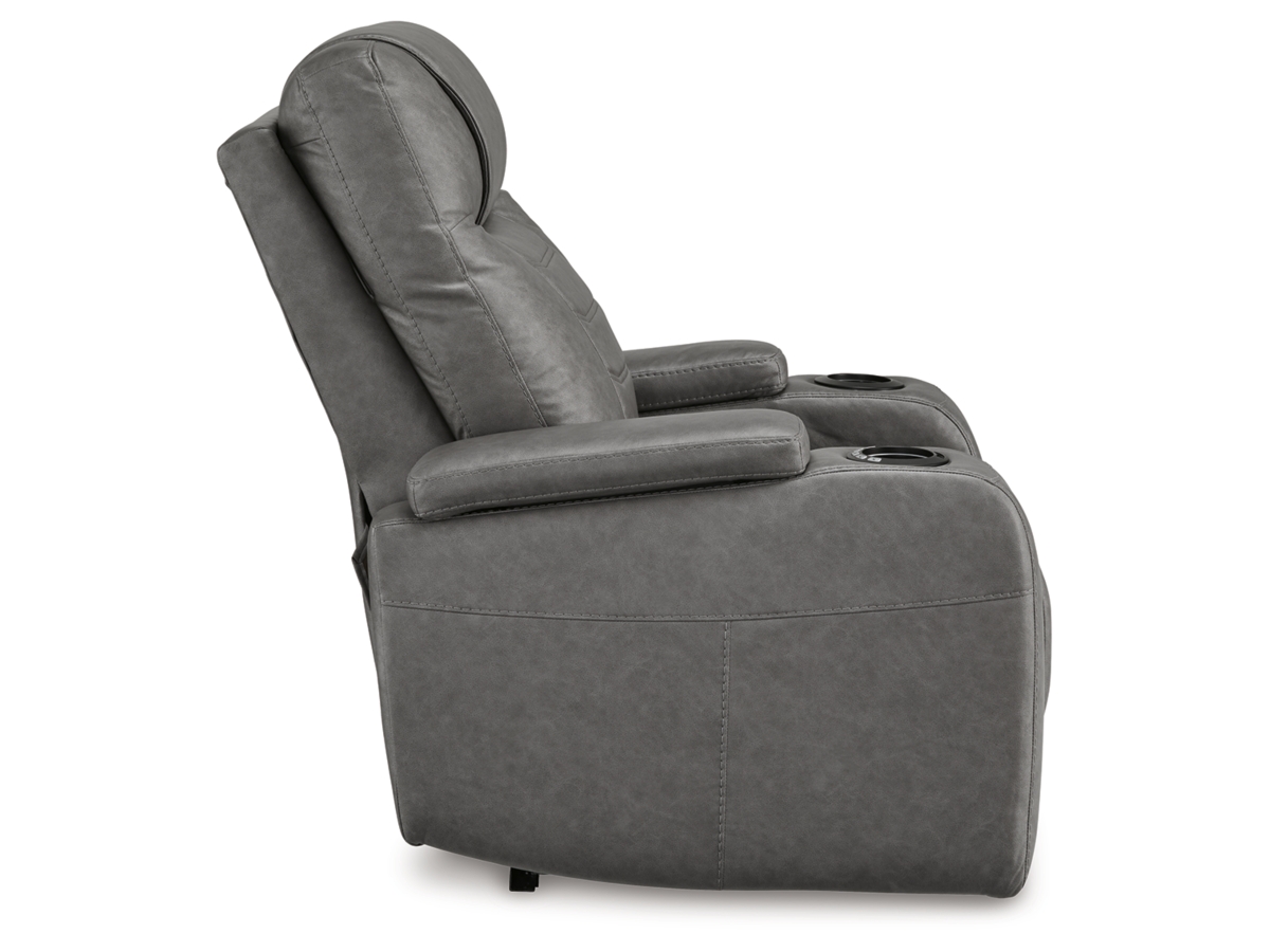 Schooner Rocks Dual Power Recliner | Ashley
