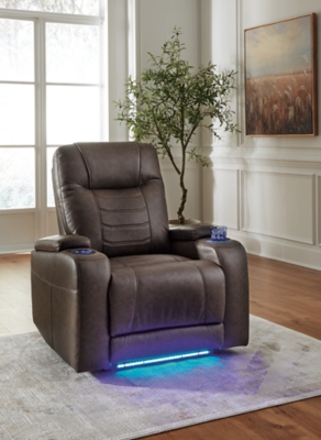 Schooner Rocks Power Recliner, Umber, large