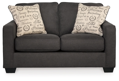 Alenya Loveseat, Charcoal, large