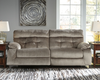 Brassville Power Reclining Sofa, Graystone