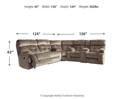 Brassville reclining store loveseat