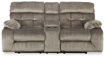 Brassville Power Reclining Loveseat with Console, , large