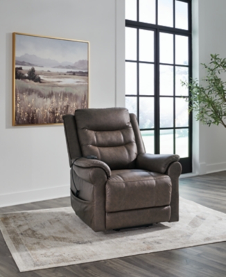 Oatman Power Lift Recliner, Umber, rollover