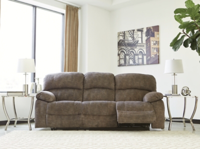 Ashley electric best sale reclining sofa