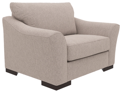Bantry Nuvella® Oversized Chair, Slate, large