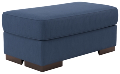 Bantry Nuvella® Oversized Chair Ottoman, Indigo, large