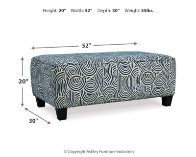 Trendle Oversized Accent Ottoman, , large